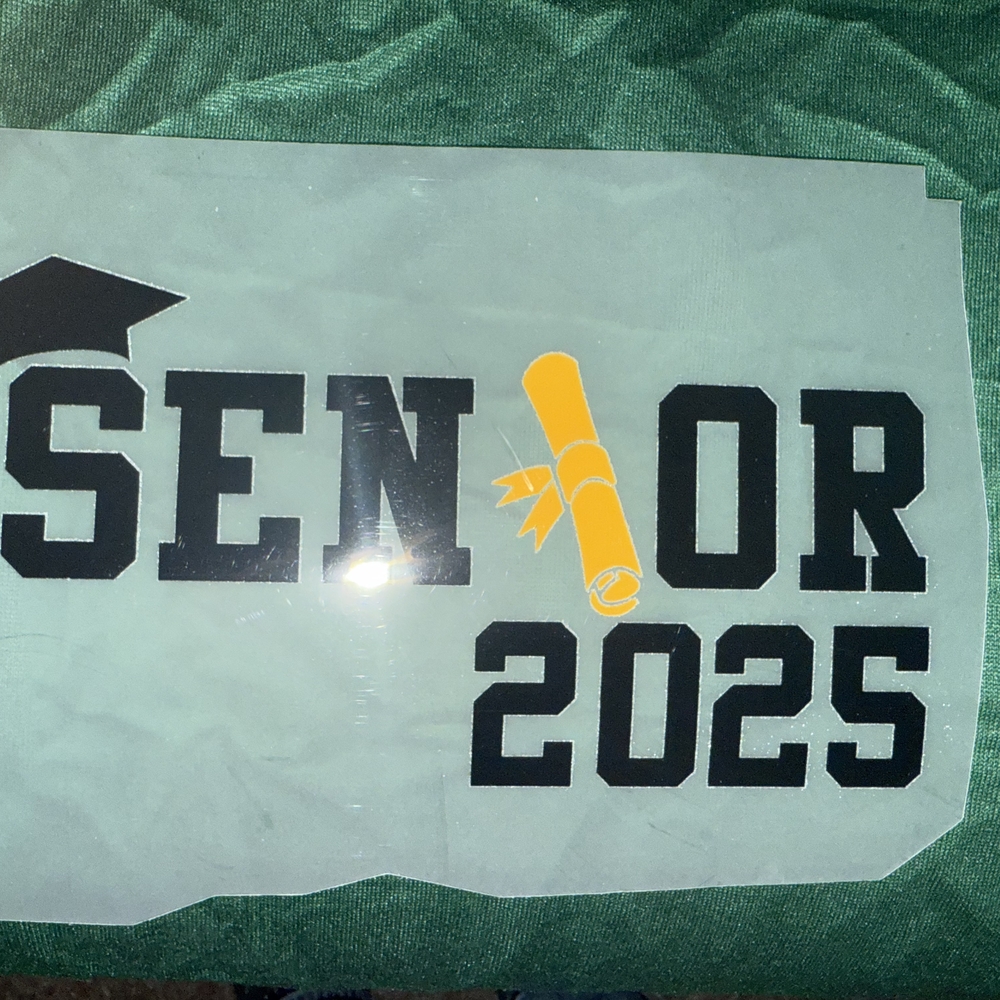 Senior 2025 Graduation Decal